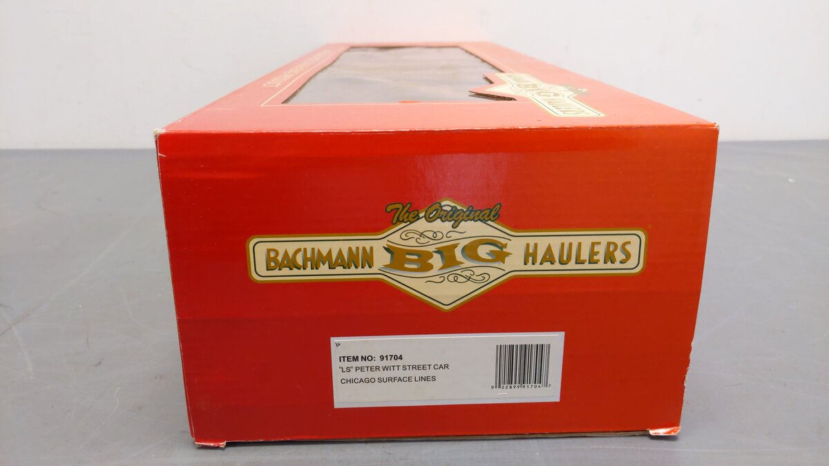 Bachmann 91704 G Chicago Surface Lines Peter Witt Streetcar #6319