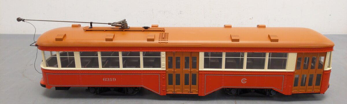Bachmann 91704 G Chicago Surface Lines Peter Witt Streetcar #6319
