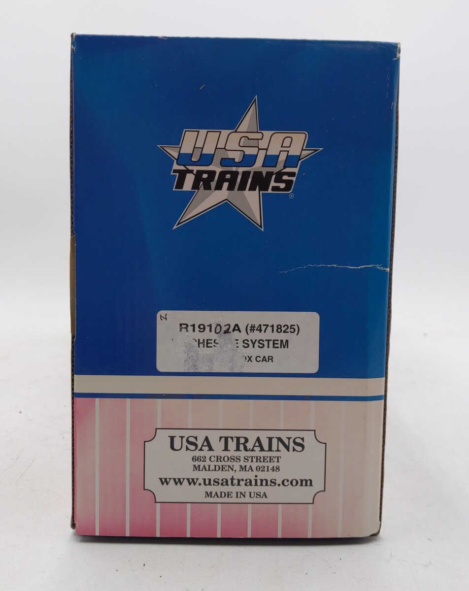 USA Trains R19102A G Chessie System Simulated Wood Box Car #471825