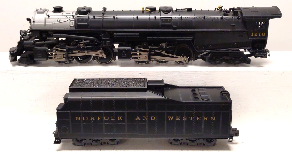 Lionel 6-28052 O Gauge N&W Class A Articulated 2-6-6-4 Steam Loco & Tender #1218 EX/Box