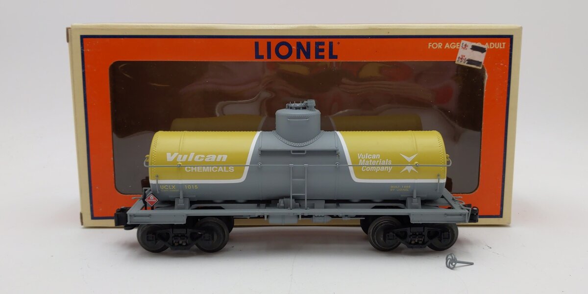 Lionel 6-19615 O Gauge Vulcan 8,000 Gallon Tank Car #1015 EX/Box