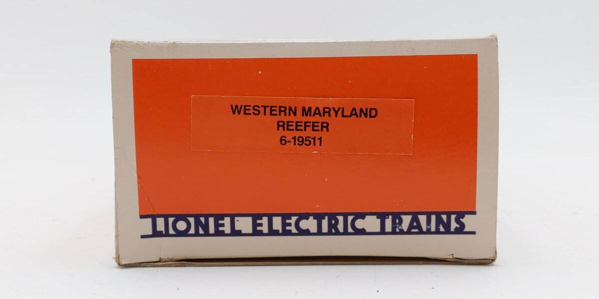 Lionel 6-19511 O Gauge Western Maryland Reefer #19511 (Fallen Flags #4) LN/Box