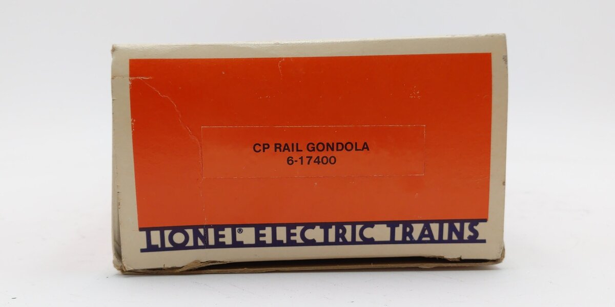 Lionel 6-17400 O Gauge CP Rail Gondola w/Load