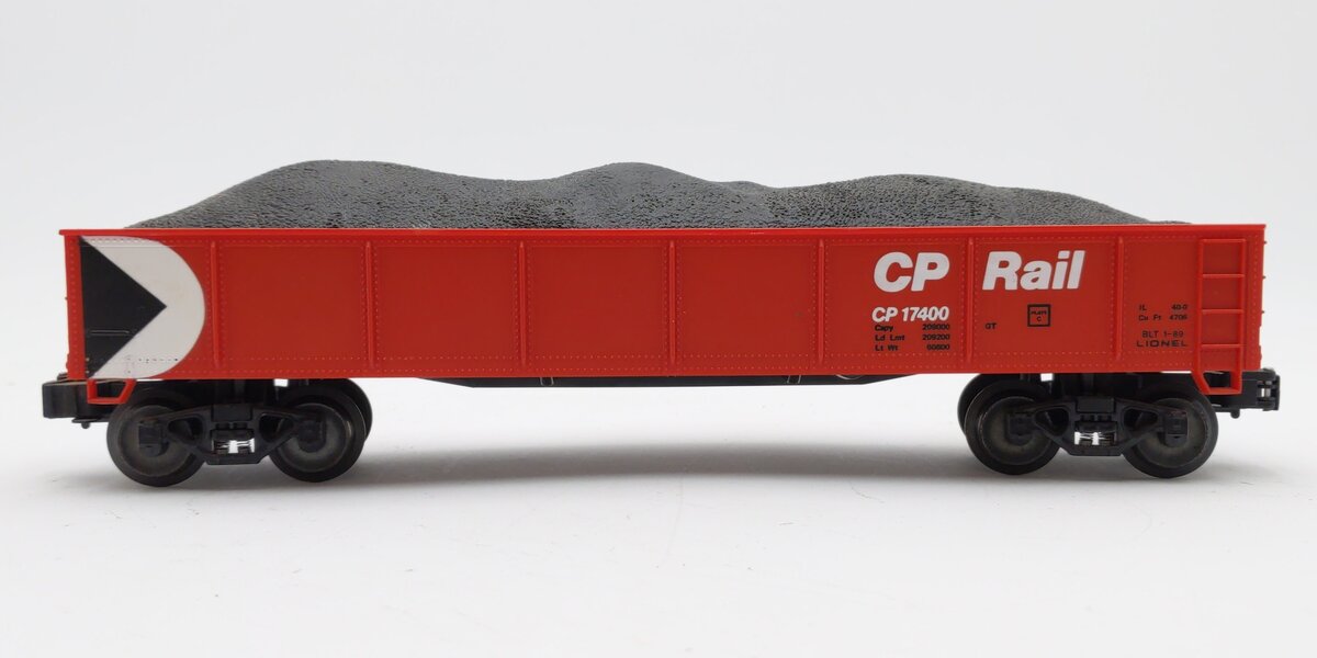 Lionel 6-17400 O Gauge CP Rail Gondola w/Load