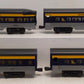 Lionel 6-19153 O Gauge Chesapeake & Ohio Aluminum 4-Car Passenger Set LN/Box