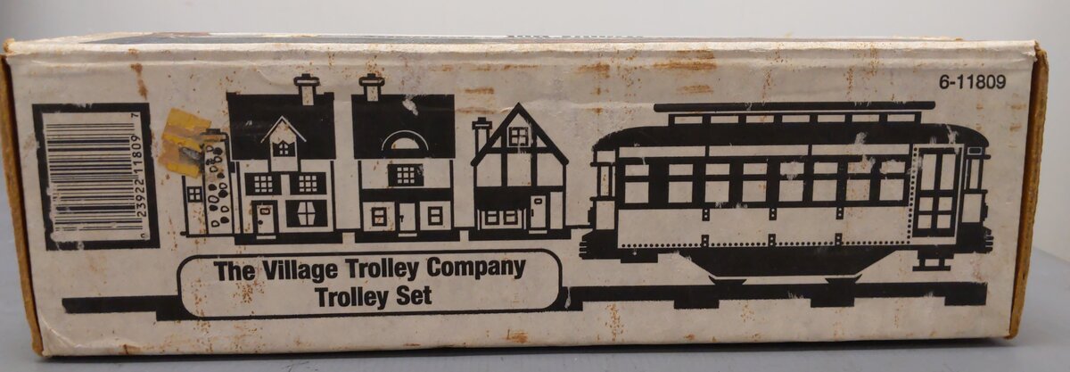Lionel 6-11809 O Gauge The Village Trolley Christmas Train Set LN/Box