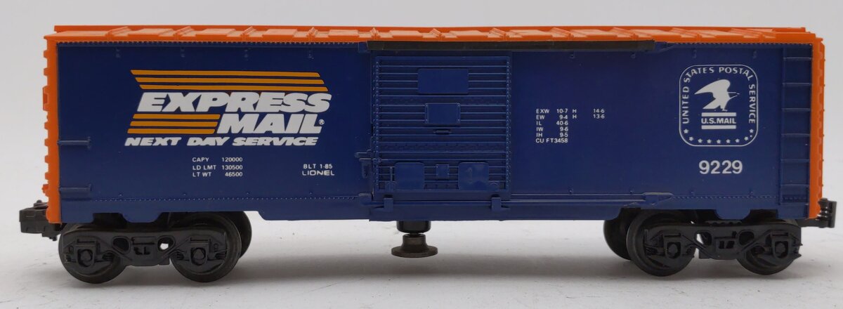Lionel 6-9229 O Gauge Operating USPS Express Mail Boxcar LN/Box