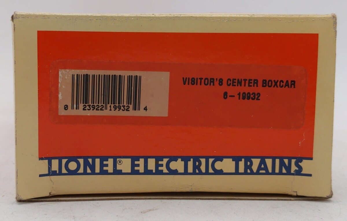 Lionel 6-19932 O Gauge 1994 Lionel Visitor's Center Boxcar EX/Box