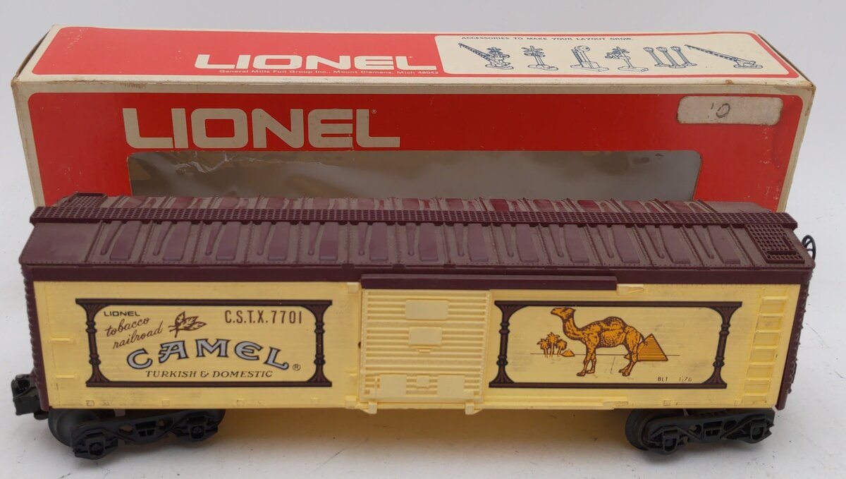 Lionel 6-7701 O Gauge Camel Billboard Boxcar #7701