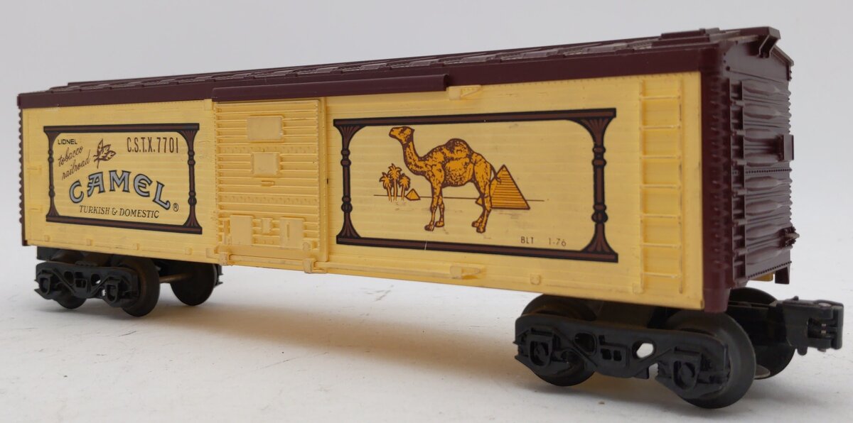 Lionel 6-7701 O Gauge Camel Billboard Boxcar #7701 EX/Box