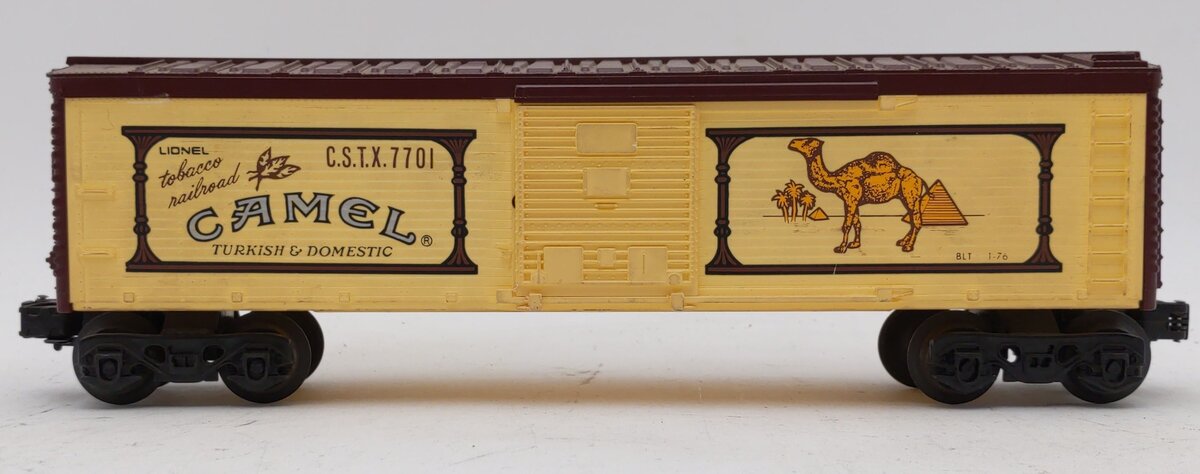 Lionel 6-7701 O Gauge Camel Billboard Boxcar #7701 EX/Box