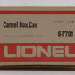 Lionel 6-7701 O Gauge Camel Billboard Boxcar #7701