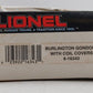 Lionel 6-16343 O Gauge Burlington Gondola w/Coil Covers MT/Box