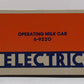 Lionel 6-9220 O Gauge Borden Operating Milk Car #9220 with Platform LN/Box