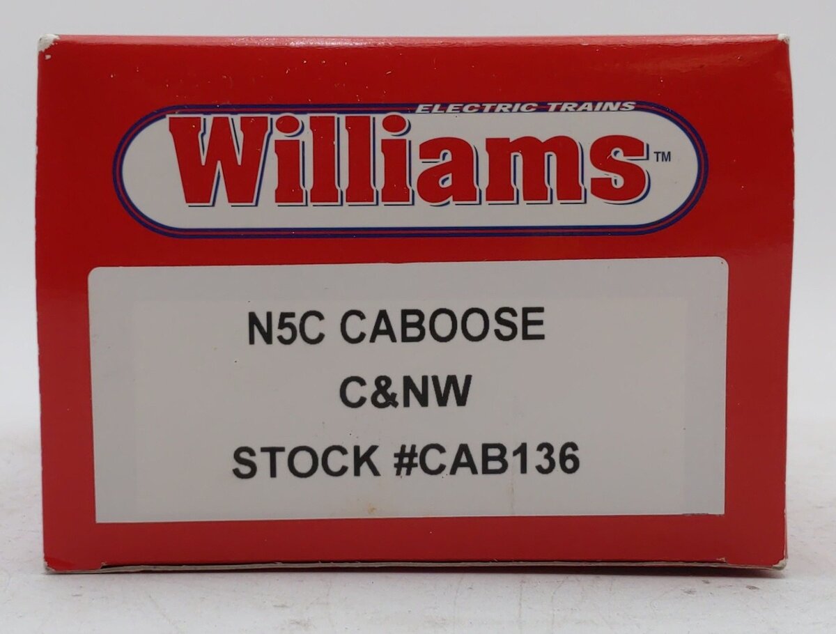 Williams CAB136 C&NW Lighted Caboose MT/Box