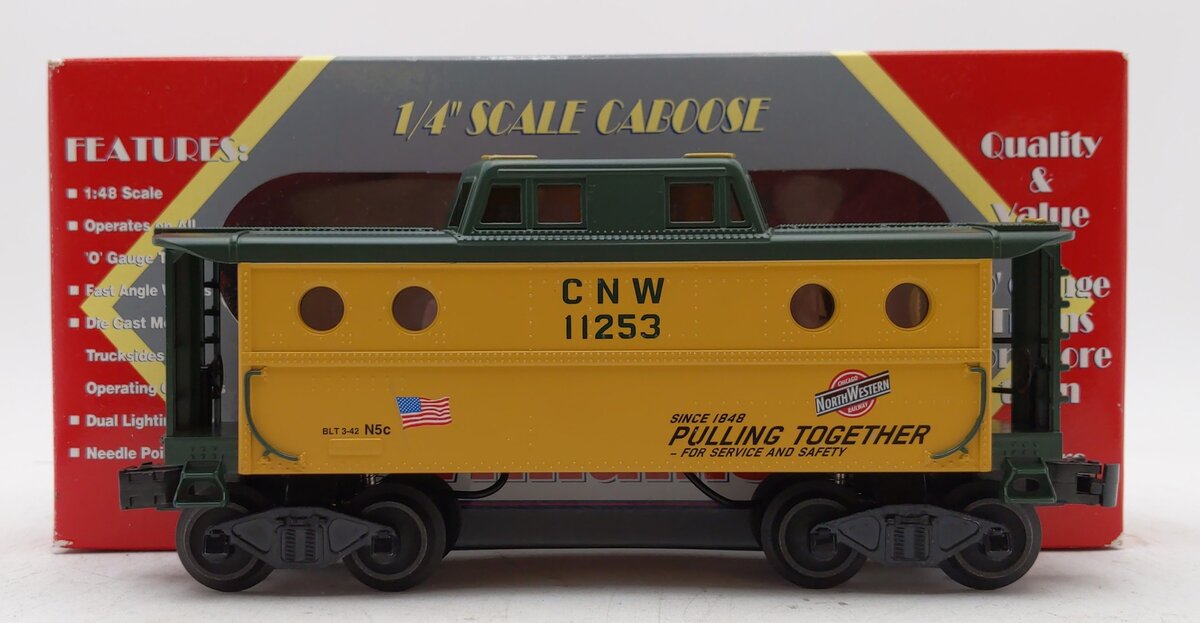 Williams CAB136 C&NW Lighted Caboose MT/Box
