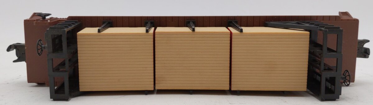 Lionel 6-16333 O Gauge Frisco Bulkhead Flatcar with Wood Load LN/Box