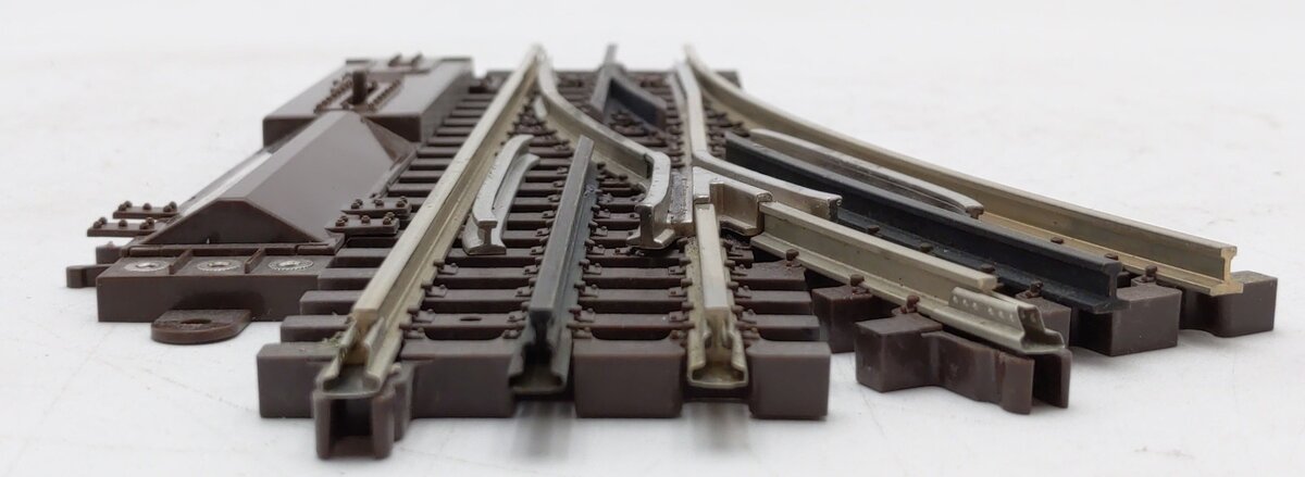 Atlas 6075 O Gauge Nickel Silver O-36 Left Hand Remote Switch Turnout NIB