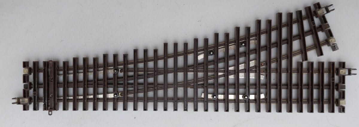 Atlas 6073 O Gauge Nickel Silver O-72 Right Hand Remote Switch Turnout EX/Box