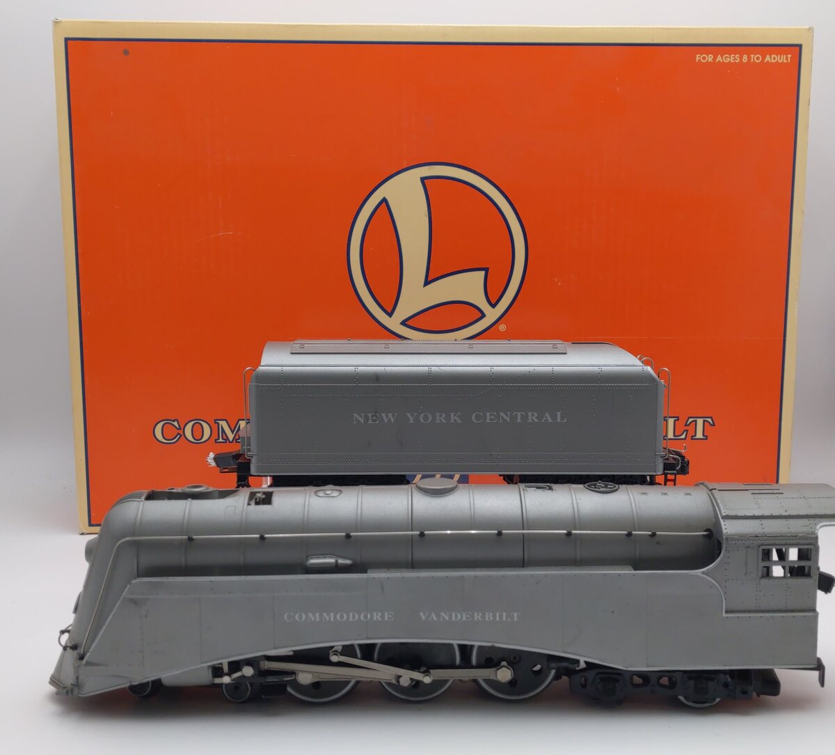 Lionel 6-18045 O Gauge NYC Commodore Vanderbilt 4-6-4 Steam Locomotive & Tender VG/Box