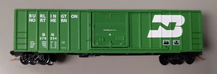 Micro-Trains 02500490 N BN 50' Single Door Rib Side Boxcar w/o Roofwalk #376234 LN/Box