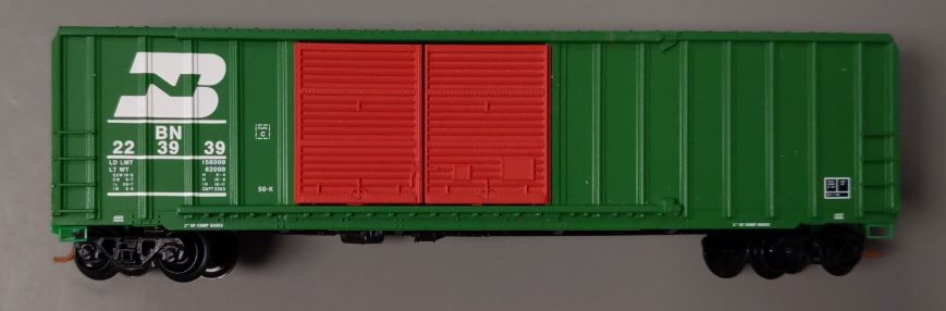 Micro-Trains 03000200 N BN 50' Double Door Rib Side Boxcar #223939 LN/Box