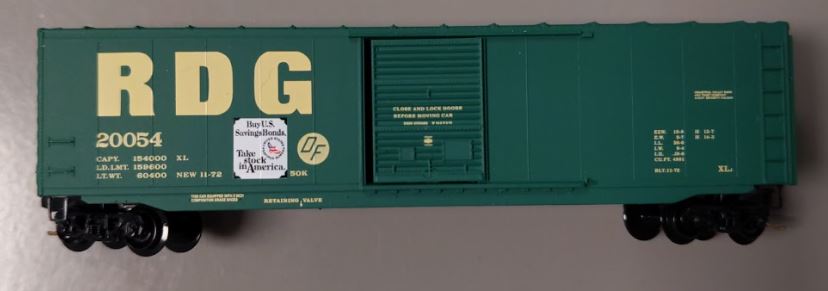 Micro-Trains 07700020 N Scale Reading 50' Standard Single Door Boxcar #20054