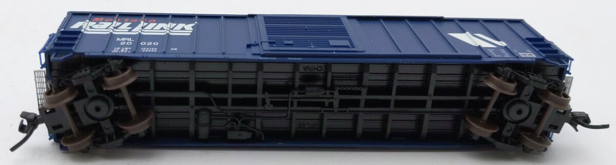 Atlas 45292 N Scale Montana Rail Link 50' Ribbed Boxcar #20020