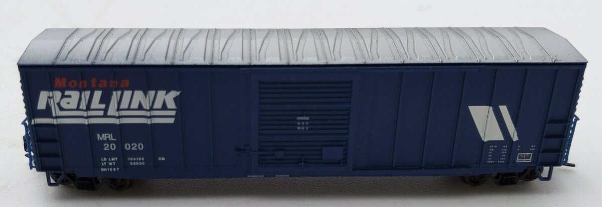 Atlas 45292 N Scale Montana Rail Link 50' Ribbed Boxcar #20020