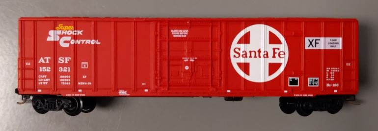 Micro-Trains 02700250 N Scale ATSF 50' Plug Door Rib Side Boxcar #152321 LN/Box