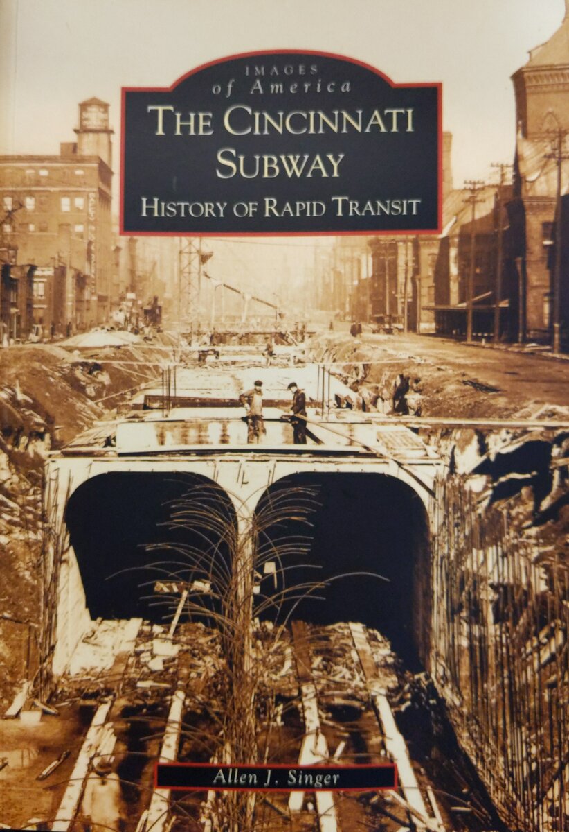 Cincinnati Subway Paperback Book By Allen J. Singer EX