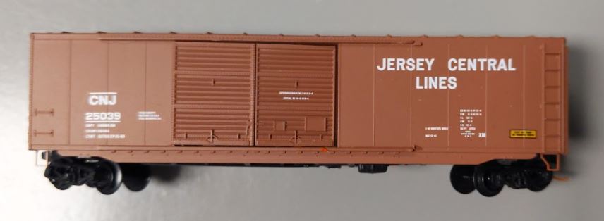 Micro-Trains 03700040 N CNJ 50' Standard Double Door Boxcar #25039