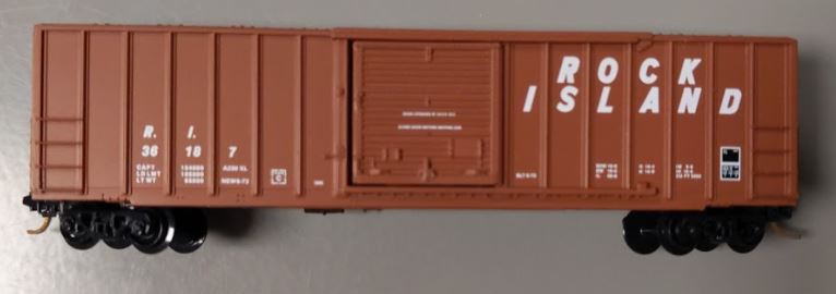 Micro-Trains 02500430 N Rock Island 50' Rib Side Single Door Boxcar #36187