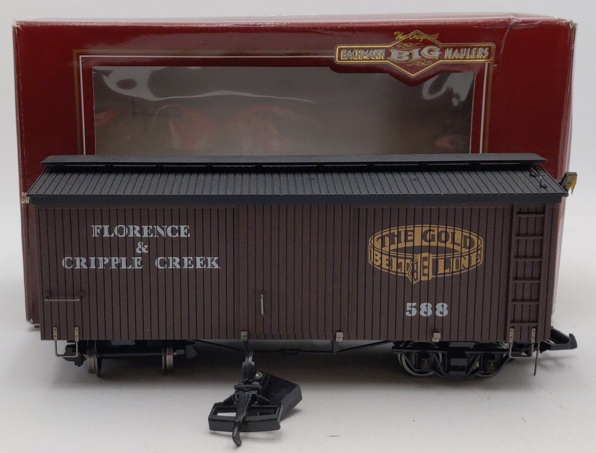 Bachmann 95344 G Scale Florence & Cripple Creek 20' Boxcar #588