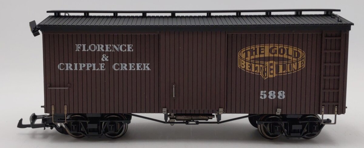 Bachmann 95344 G Scale Florence & Cripple Creek 20' Boxcar #588