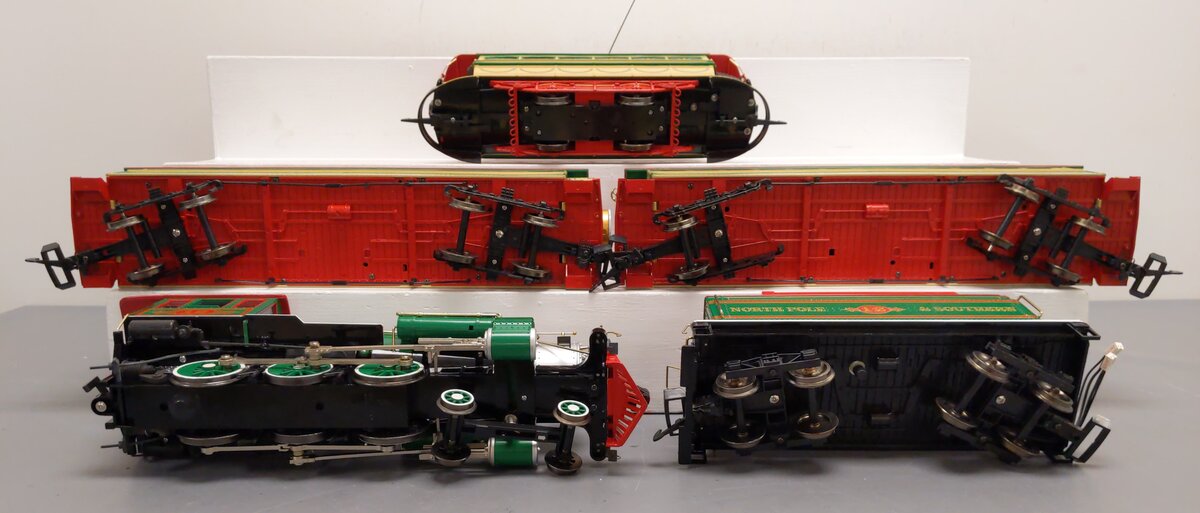 Bachmann 90054 Holiday Special G Gauge Steam Train Set EX