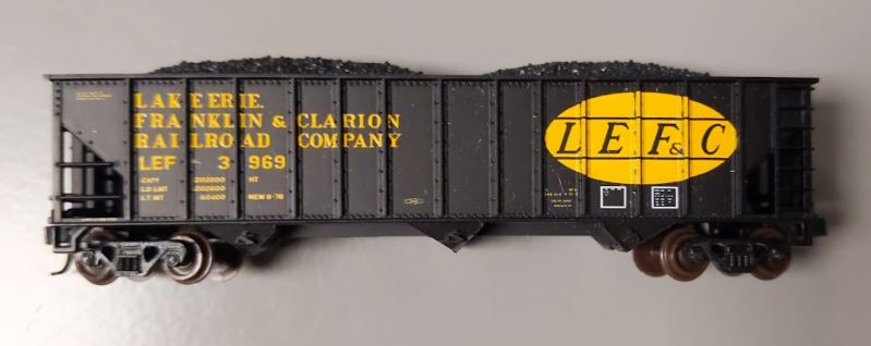 Atlas 32824 N Scale LEF&C 90t Hopper Car #3969
