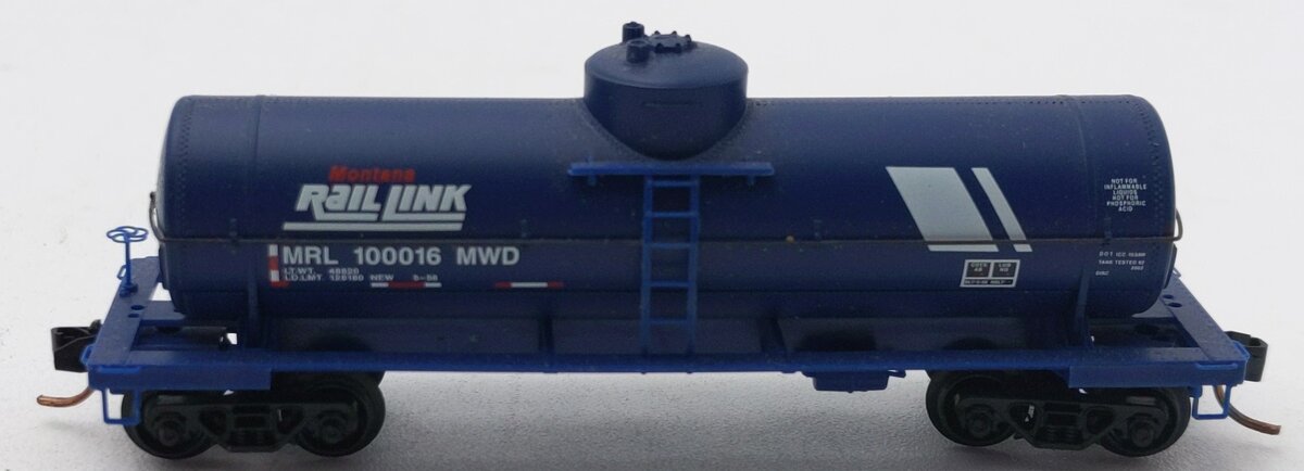 Micro-Trains 65390 N Montana Rail Link 39' Single Dome Tank Car #100016 LN/Box