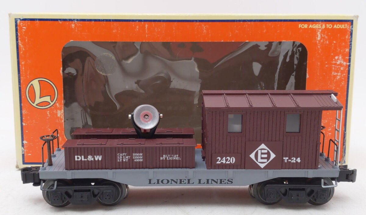 Lionel 6-19737 O Gauge Lackawanna Searchlight Caboose #2420 LN/Box