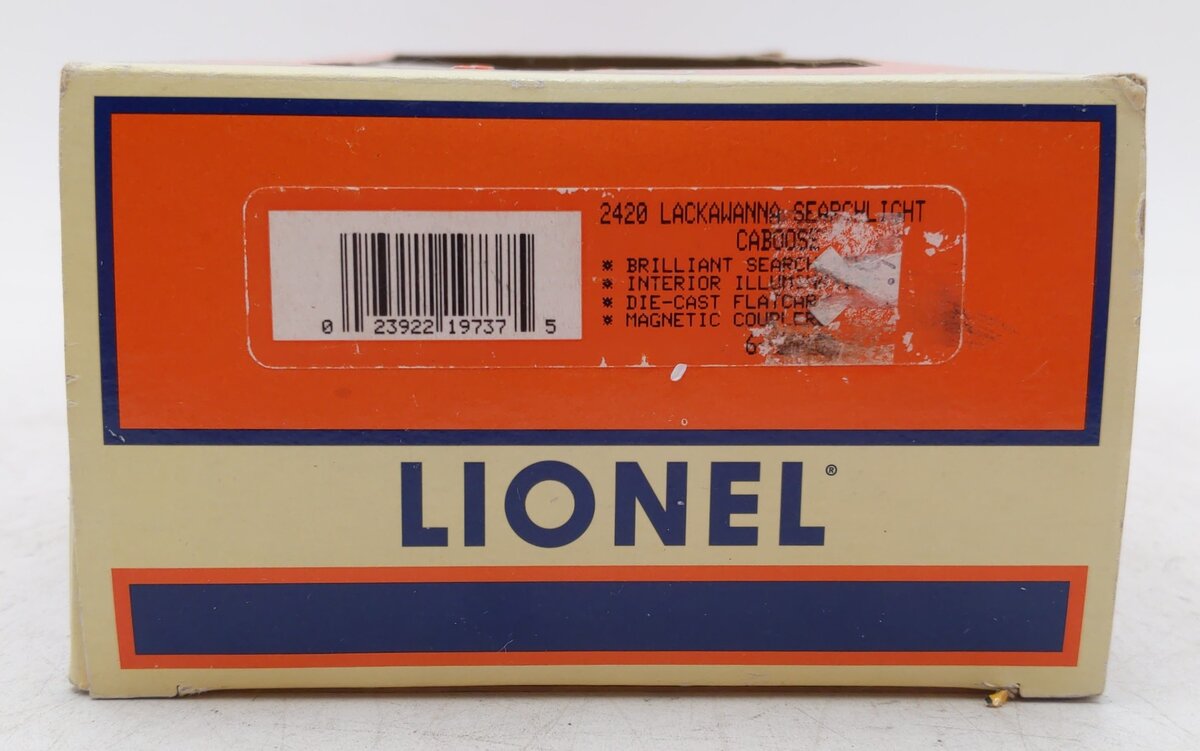 Lionel 6-19737 O Gauge Lackawanna Searchlight Caboose #2420
