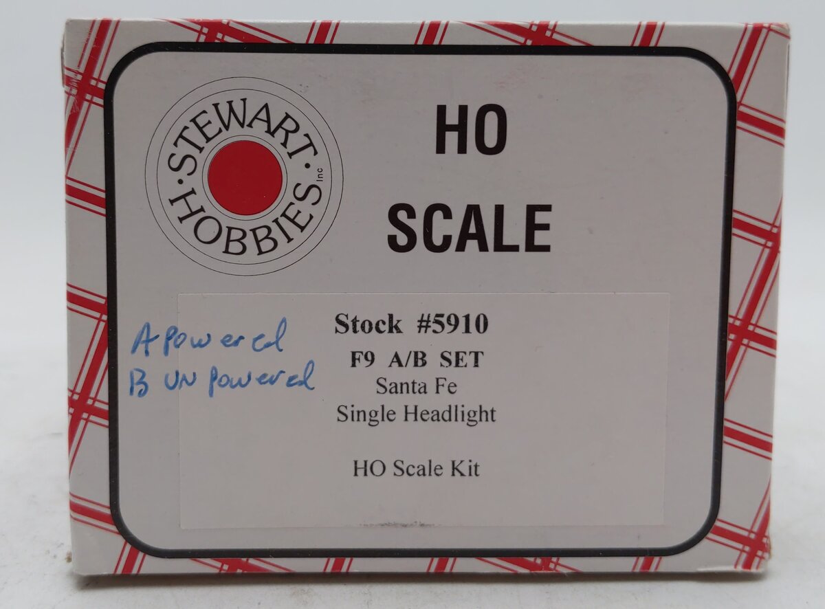 Stewart 5910 HO Santa Fe Diesel EMD F9 A/B Set