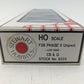 Stewart 8225 HO Chicago, Burlington & Quincy F-3 B-Unit Dummy Diesel Locomotive EX/Box