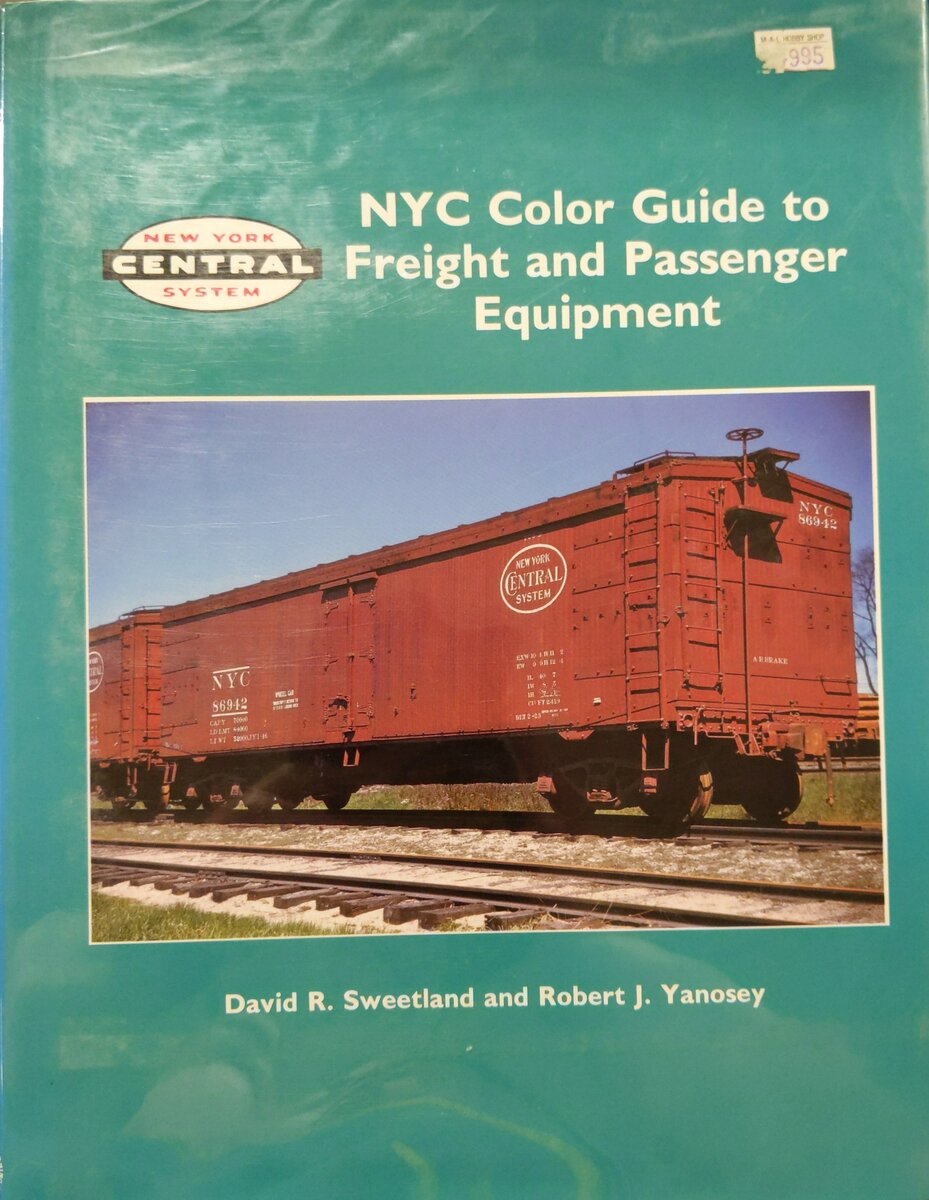 NYC color guide to freight and passenger equipment Hardcover Book By David R. S. VG
