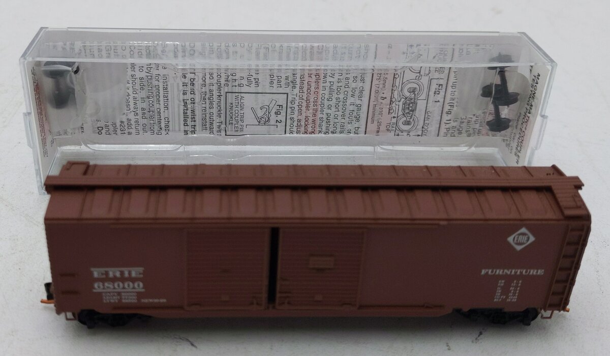 Micro-Trains 07800110 N Erie 50' Double Side Door Auto Boxcar #68000 LN/Box
