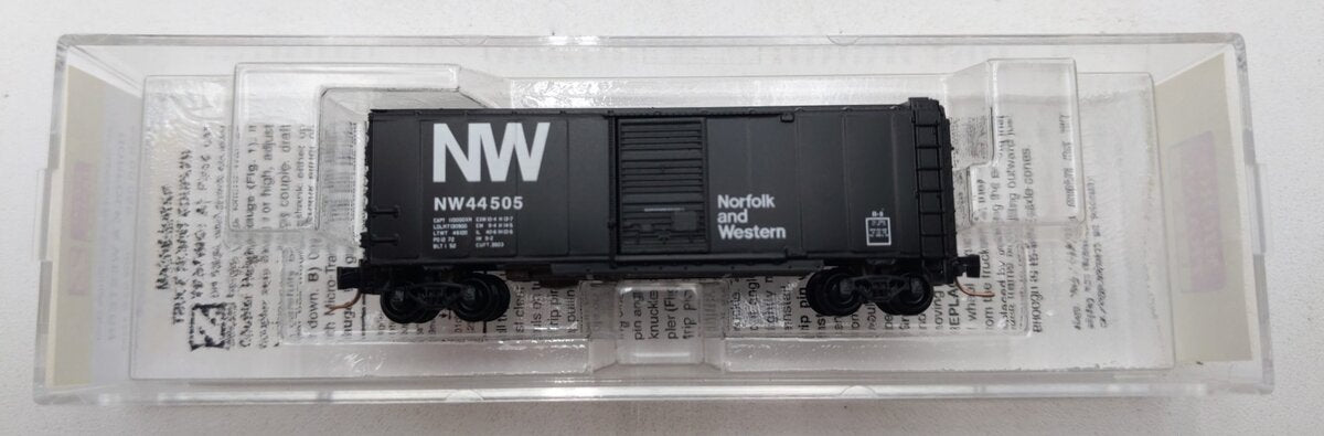 MicroTrains 50000066 Z Norfolk & Western 40’ Standard Boxcar #44505