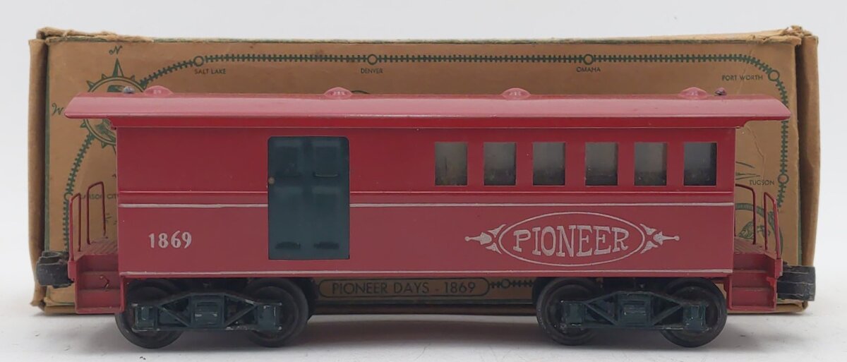 Thomas Industries 1869 Vintage O Pioneer Combine Car VG/Box