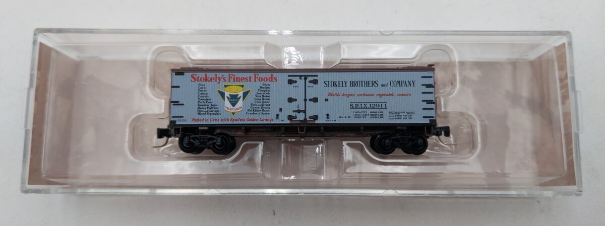 Micro-Trains 51800740 Z Stokely Brothers & Co 40' Wood Reefer Car SBIX #12911