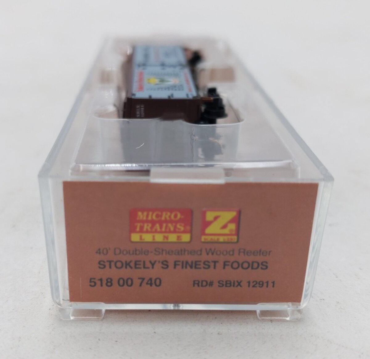 Micro-Trains 51800740 Z Stokely Brothers & Co 40' Wood Reefer Car SBIX #12911