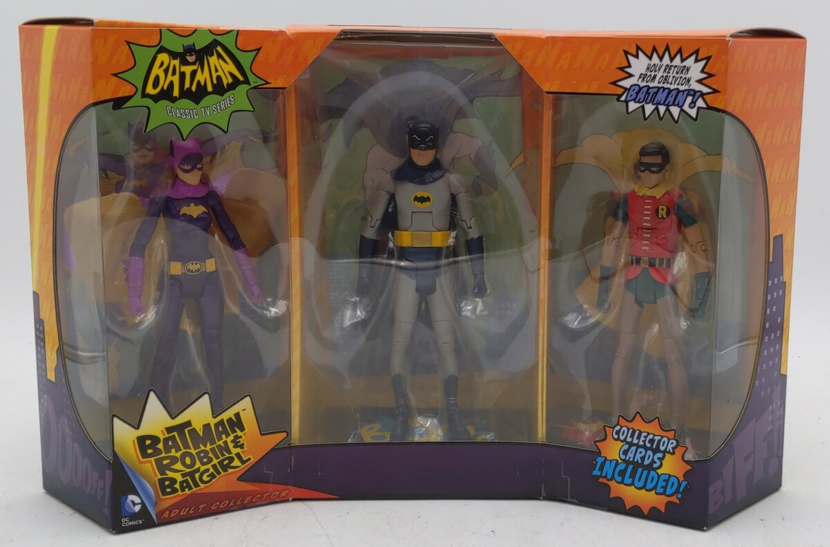 Mattel CKK29 Batman 1966 Classic TV Series Action Figures MT/Box
