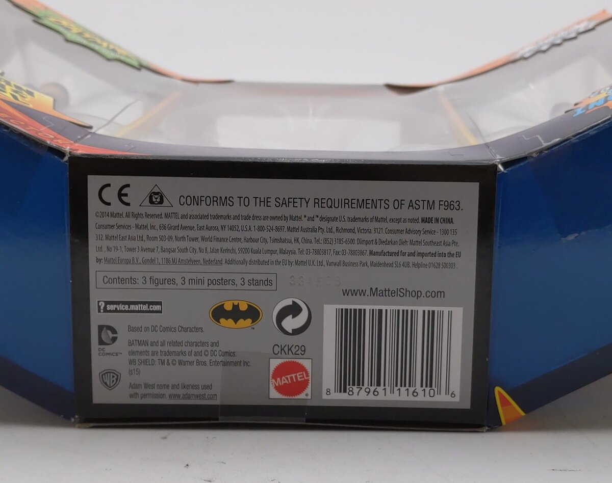 Mattel CKK29 Batman 1966 Classic TV Series Action Figures MT/Box